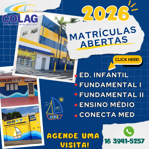 Matrículas Abertas 2026 - COLAG